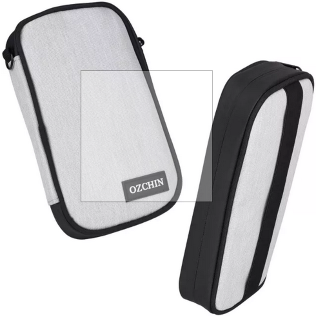OZCHIN Smell Proof Bag 2021 New Odor Proof Bag Pouch Storage Case 8 x 5 inch (Light Gray)