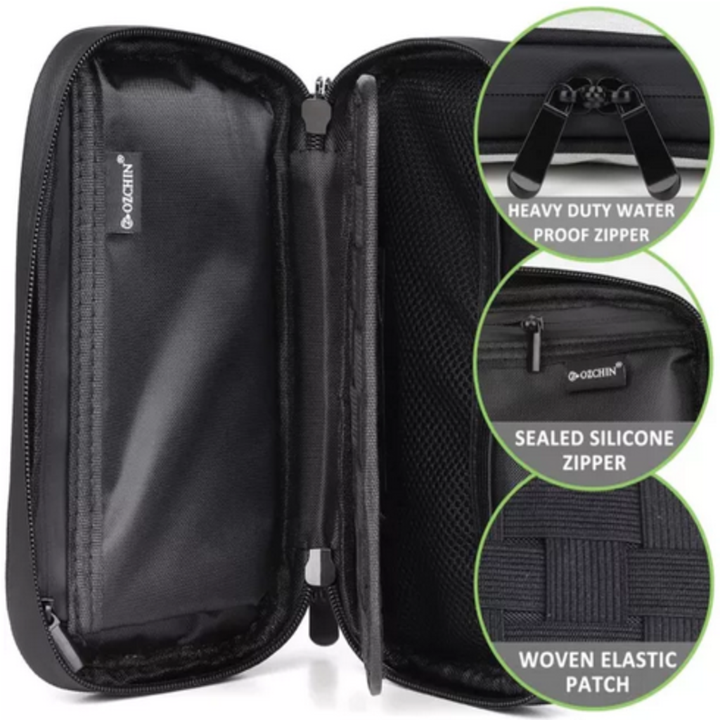 OZCHIN Smell Proof Bag 2021 New Odor Proof Bag Pouch Storage Case 8 x 5 inch (Light Gray)