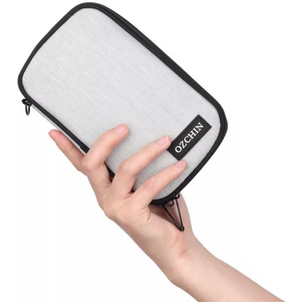 OZCHIN Smell Proof Bag 2021 New Odor Proof Bag Pouch Storage Case 8 x 5 inch (Light Gray)