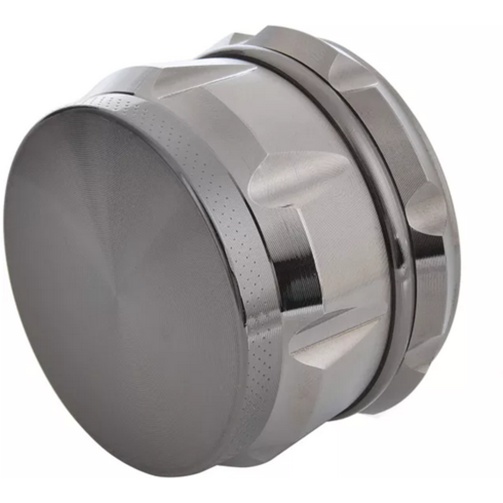 OZCHIN 4 Pieces Spice Herb Grinder 2.4&quot; Zinc Alloy with Pollen Scraper and Mini Cleaning Brush