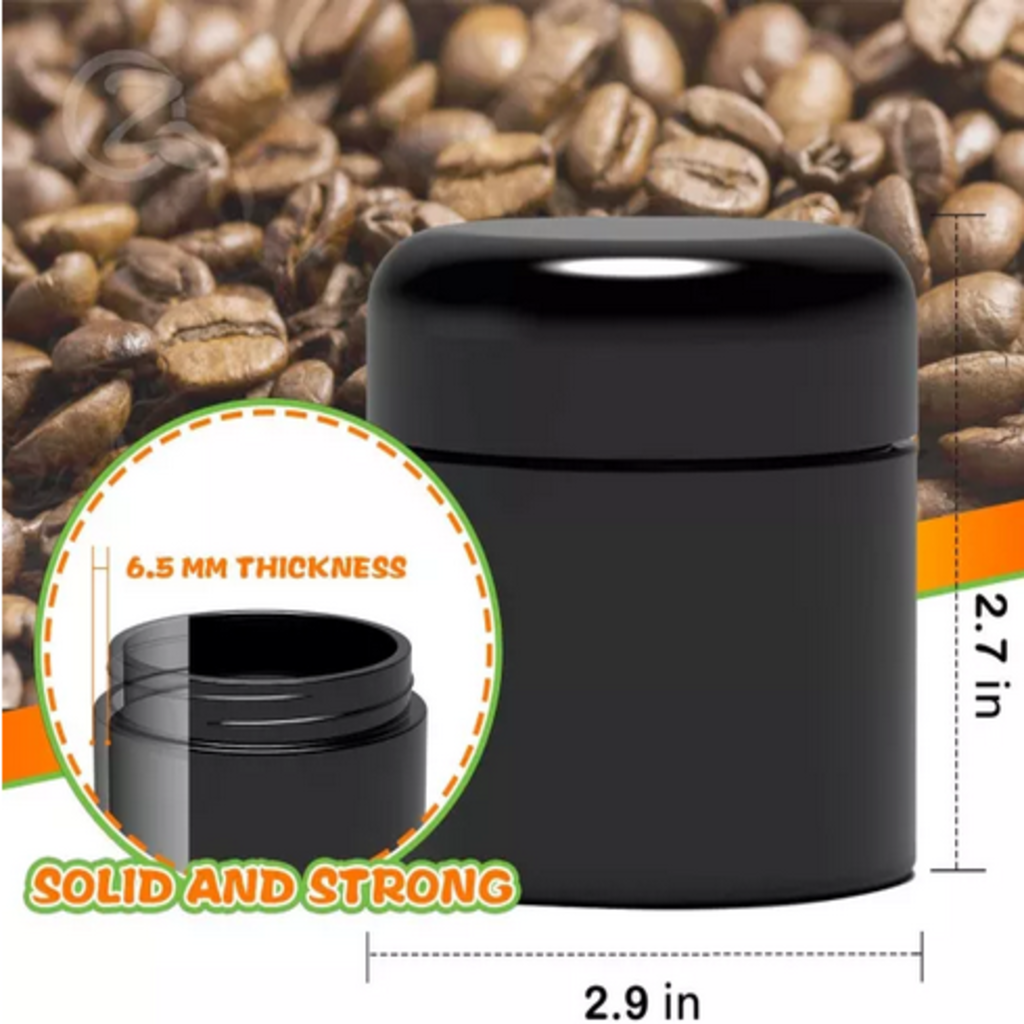 OZCHIN Glass Jar w/Airtight Lid 100ml Scent Proof Container for Herb (100ml)