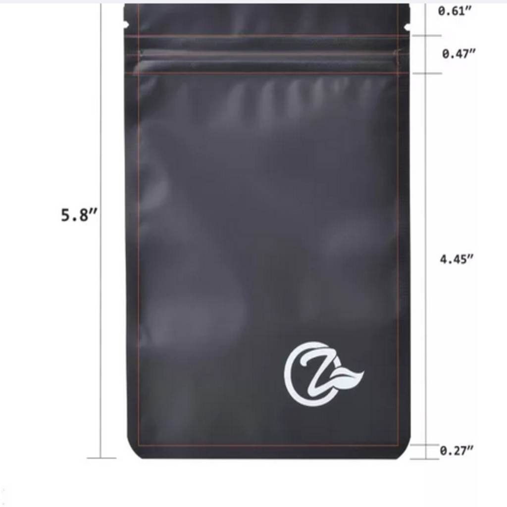 OZCHIN 100 Pack Herb Smell Proof Mylar Bag Resealable (3x4 inch)
