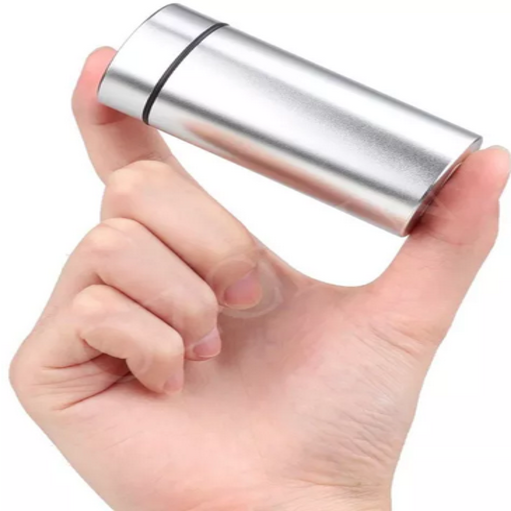 OZCHIN Stash Jar Airtight Smell Proof Aluminum Herb Container Bottle Multipurpose Storage Containers 80ml