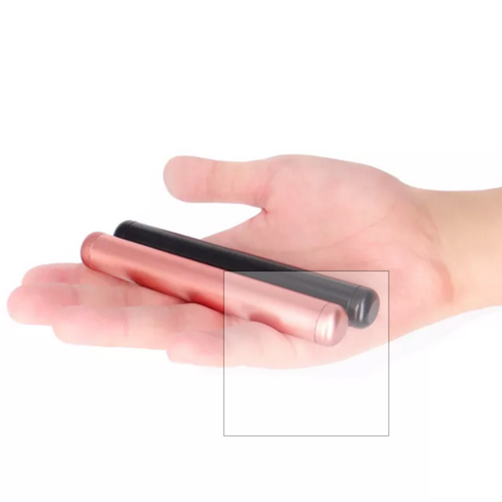 OZCHIN Aluminum Metal Tube 4.5-inch, Airtight, Lightweight, Fit in Pocket Great for Traveling