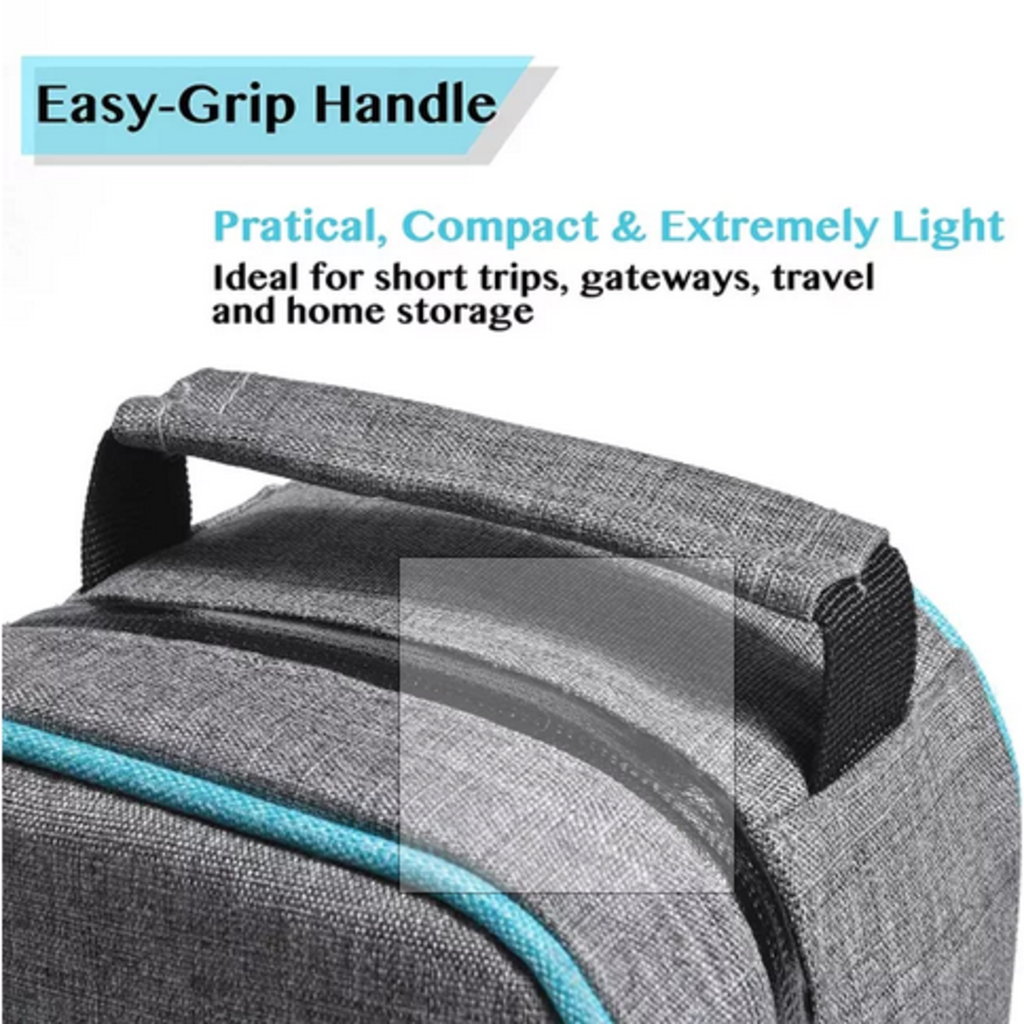 OZCHIN Smell Proof Bag with Combination Lock Odor Proof Stash Case Container; Medicine Lock Box Bag Travel Storage Case (Gray)