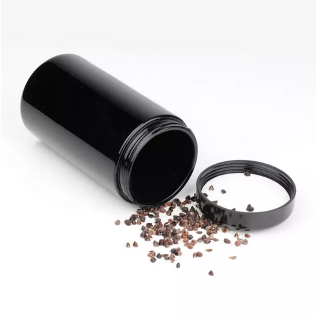 OZCHIN Glass Jar w/Airtight Lid 500ml Scent Proof Container for Herb (500ml)