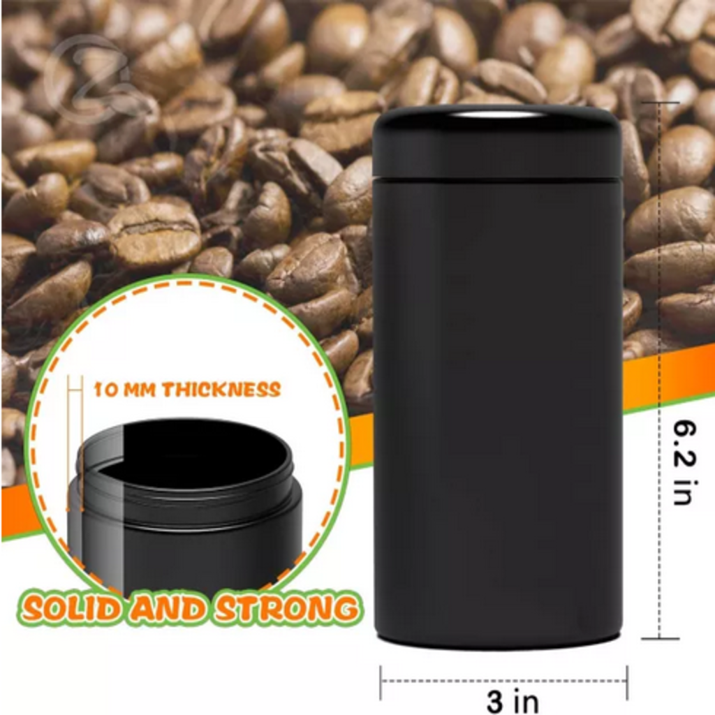 OZCHIN Glass Jar w/Airtight Lid 500ml Scent Proof Container for Herb (500ml)