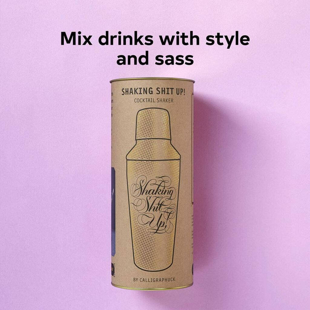 Shaking Shit Up Cocktail Shaker