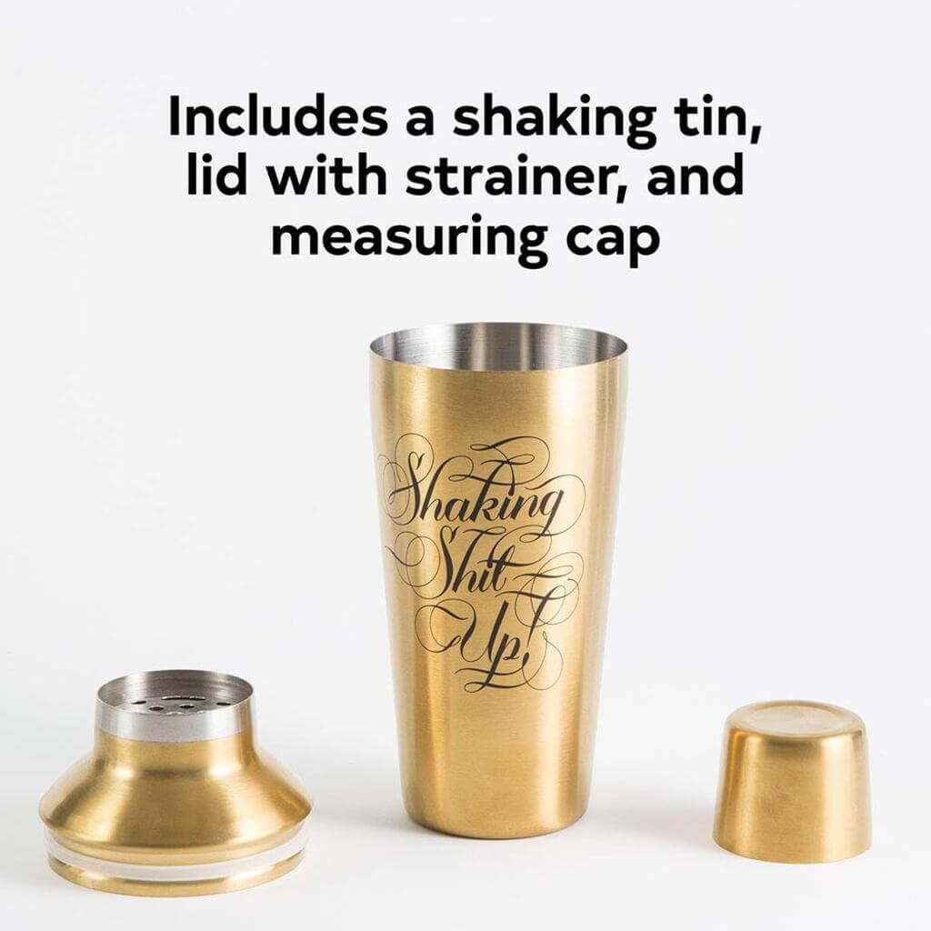Shaking Shit Up Cocktail Shaker