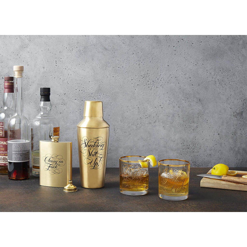 Shaking Shit Up Cocktail Shaker