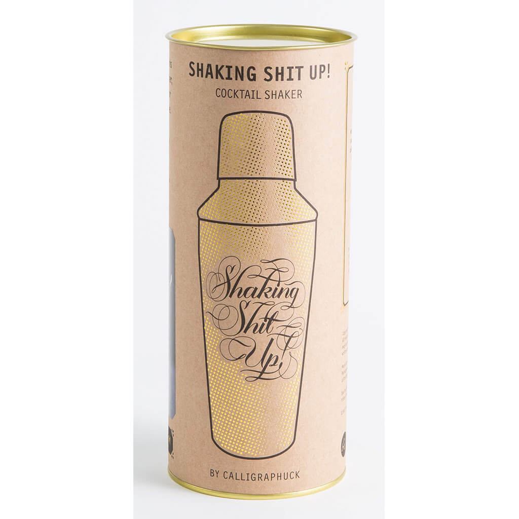 Shaking Shit Up Cocktail Shaker