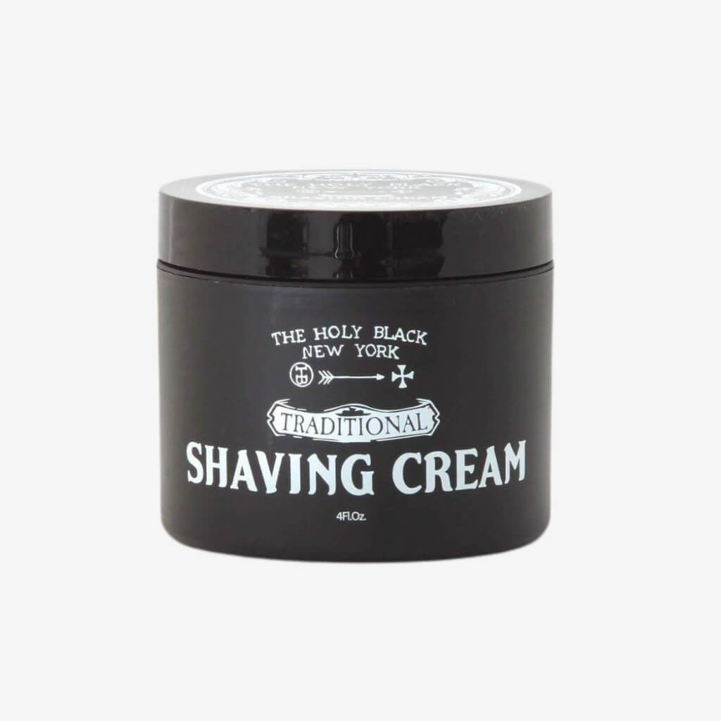 Experience the ultimate in luxury shaving and transform your morning routine.  The Holy Black Shaving Cream makes rich, creamy lather to help keep your skin protected, while providing a cushion for your razor preventing razor burn. 