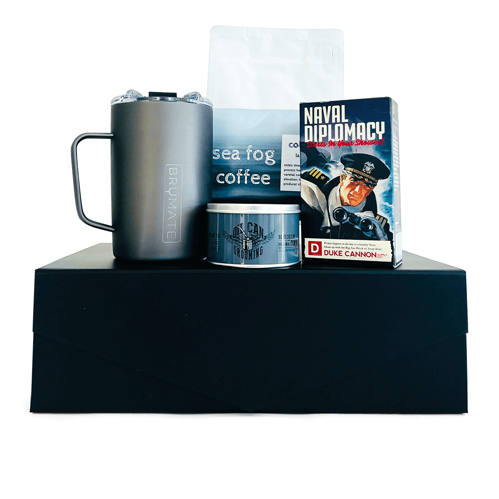 Designed for the free spirited who enjoys breaking the rules and pushing the limits! Duke Cannon Naval Diplomacy, Sea Fog Coffee Conundrum Snacks, Brumate Toddy, Oil Can Grooming 