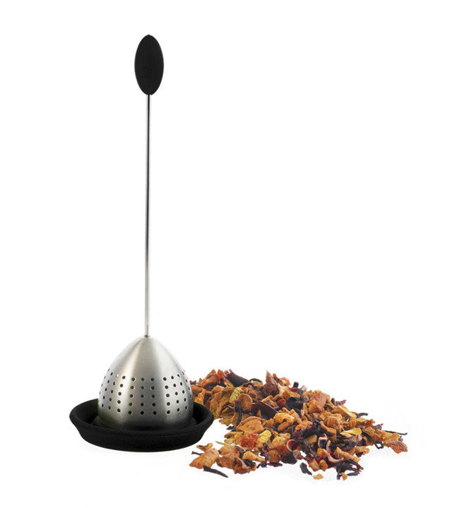 Tea Infuser: GROSCHE Tulip Infuser - Black