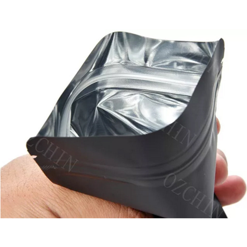 OZCHIN 100 Pack Herb Smell Proof Mylar Bag Resealable (4x6 inch)