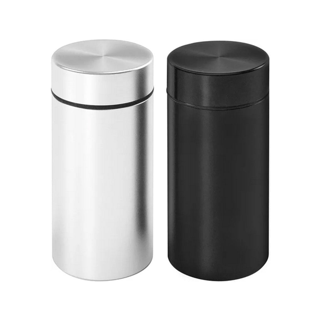 OZCHIN Stash Jar Airtight Smell Proof Aluminum Herb Container Bottle Multipurpose Storage Containers 80ml