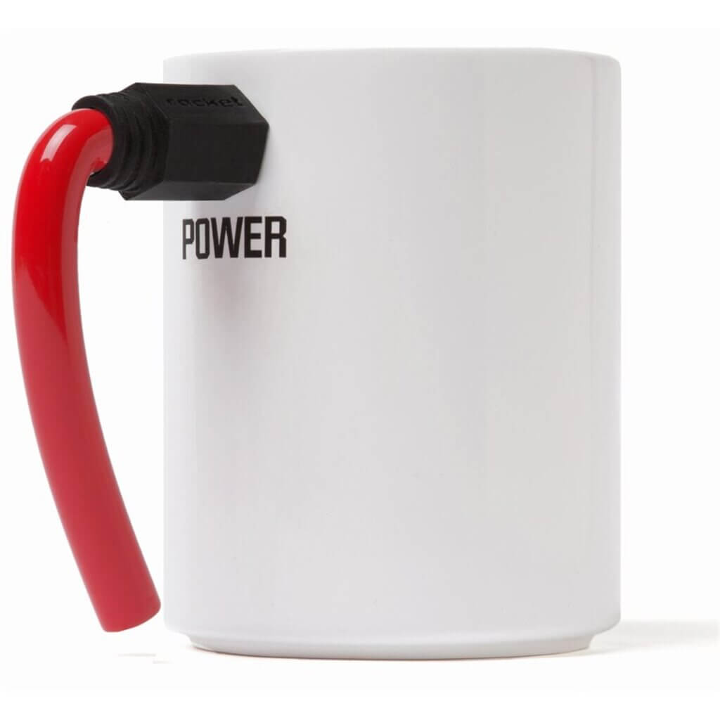 Wired Coffee mug-Red/YellowHandle