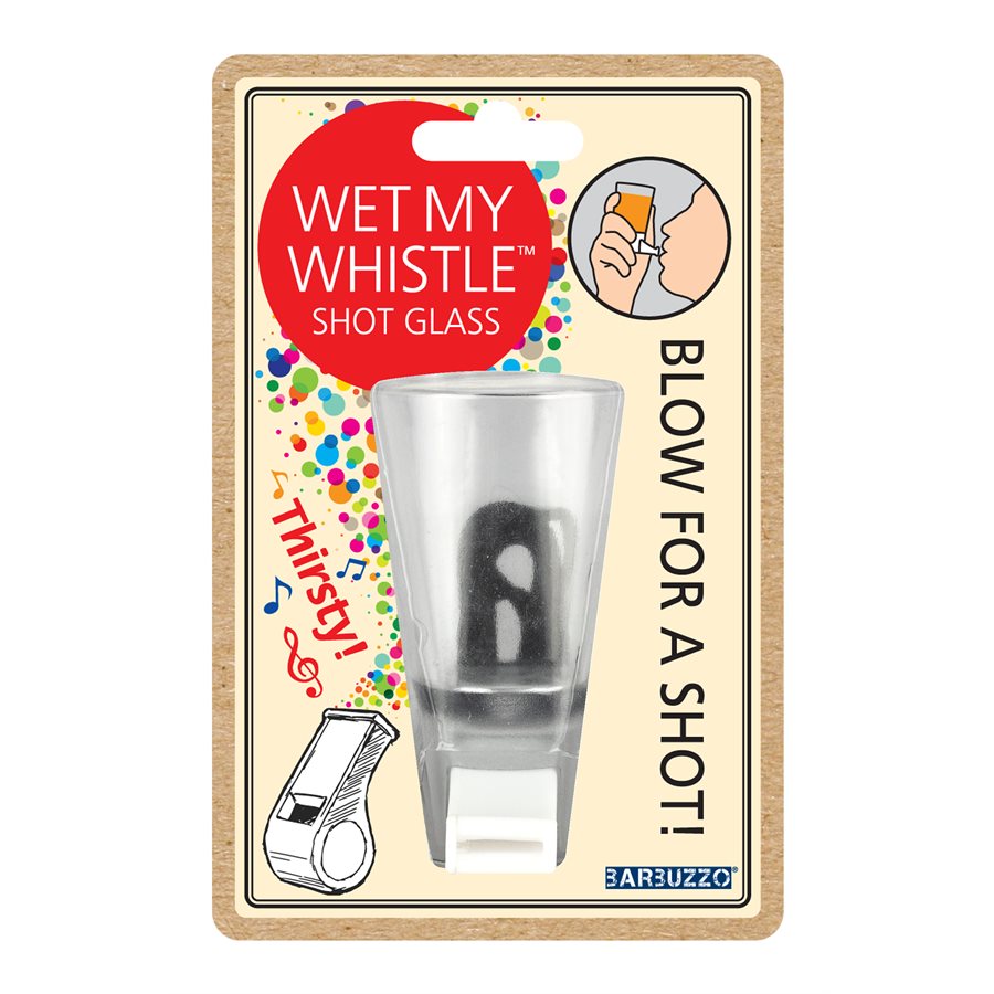 Wet My Whistle Shot Glass
