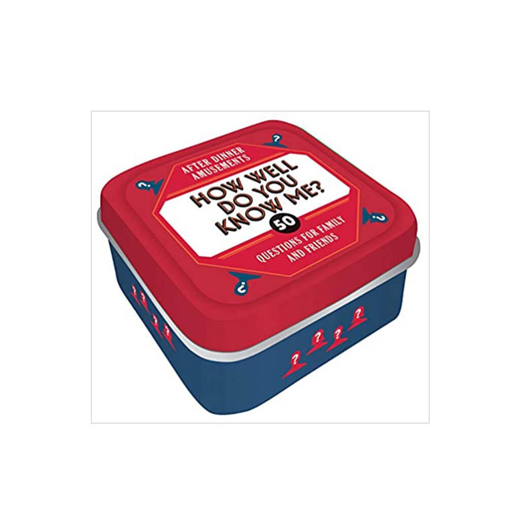 After Dinner Amusements: How Well Do You Know Me? - The Gifted Man