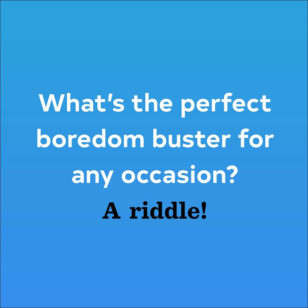 After Dinner Amusements: Riddle Me This - The Gifted Man