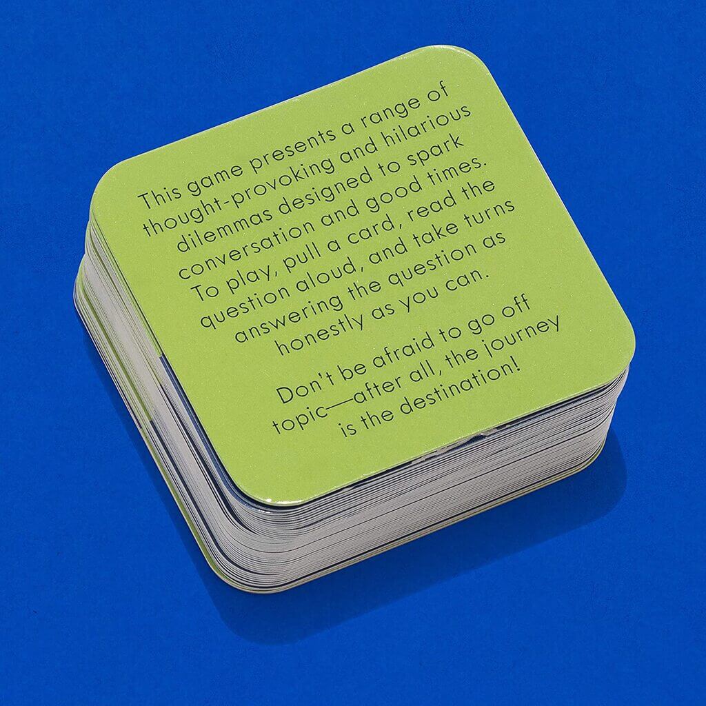 After Dinner Amusements: Which Would You Choose? - The Gifted Man