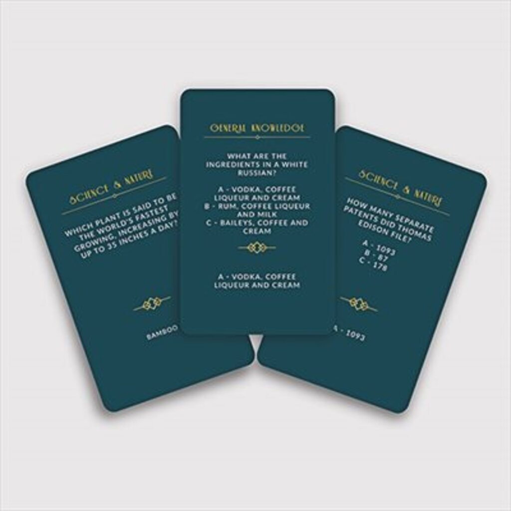 After Dinner Trivia - The Gifted Man