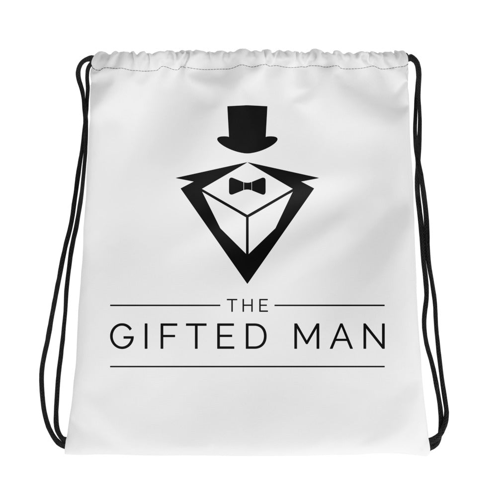 Gifted Man Drawstring Bag