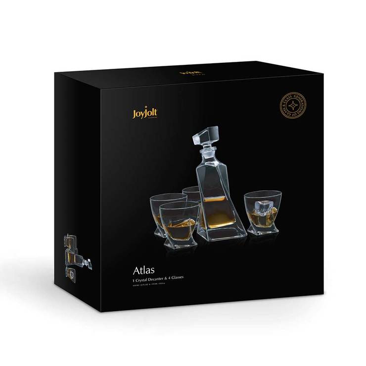 Altas Whiskey Decanter 5-Piece Set - The Gifted Man