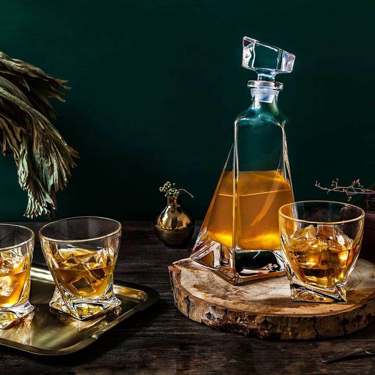 Altas Whiskey Decanter 5-Piece Set - The Gifted Man