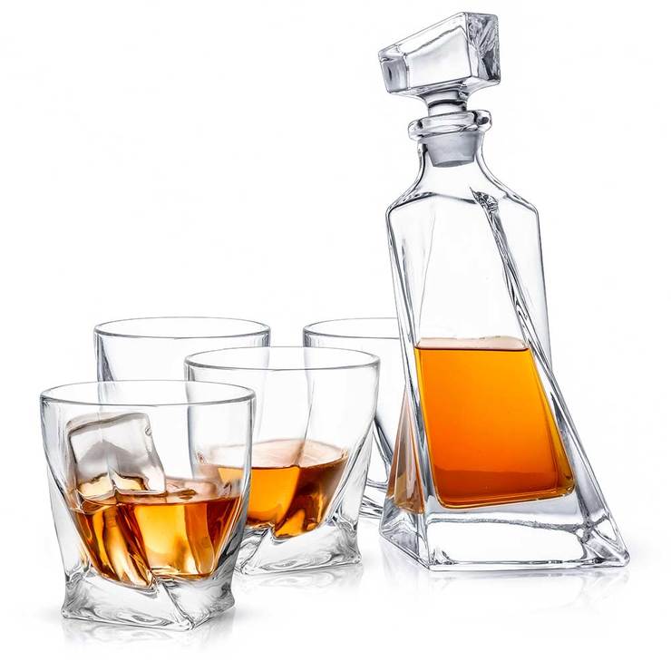 Altas Whiskey Decanter 5-Piece Set - The Gifted Man