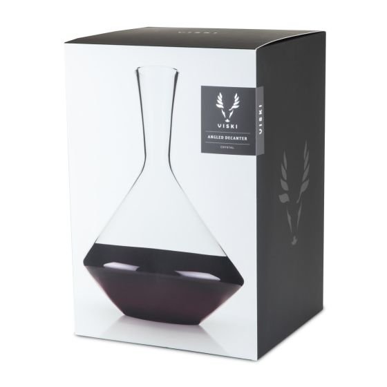 Angled Crystal Wine Decanter by Viski® - The Gifted Man