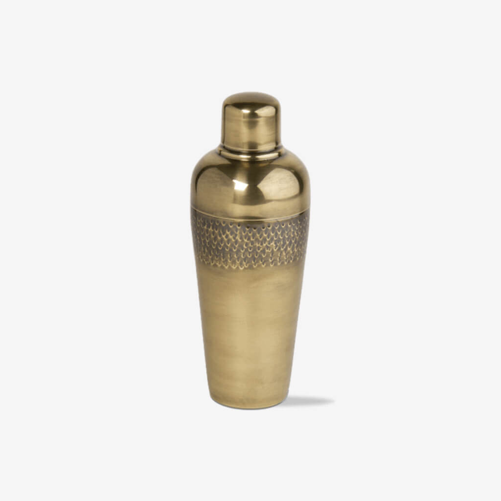 Antique Brass Cocktail Shaker - The Gifted Man