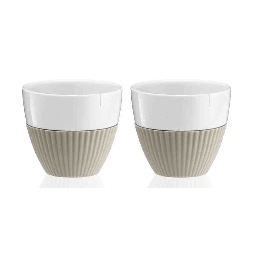 Anytime™ Tea Cup - Set Of 2 - Khaki - The Gifted Man