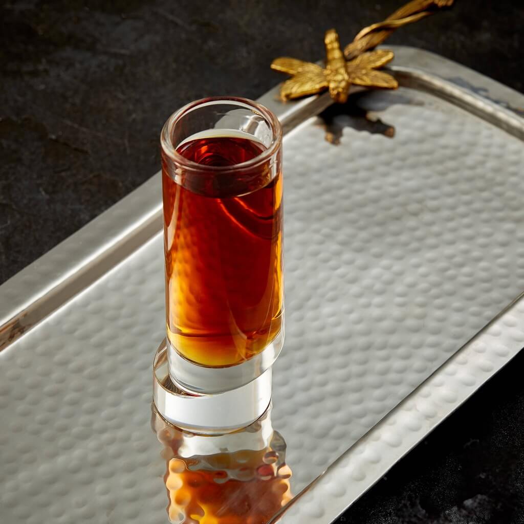 Aqua Vitae Round Shot Glasses, Set of 4 - The Gifted Man