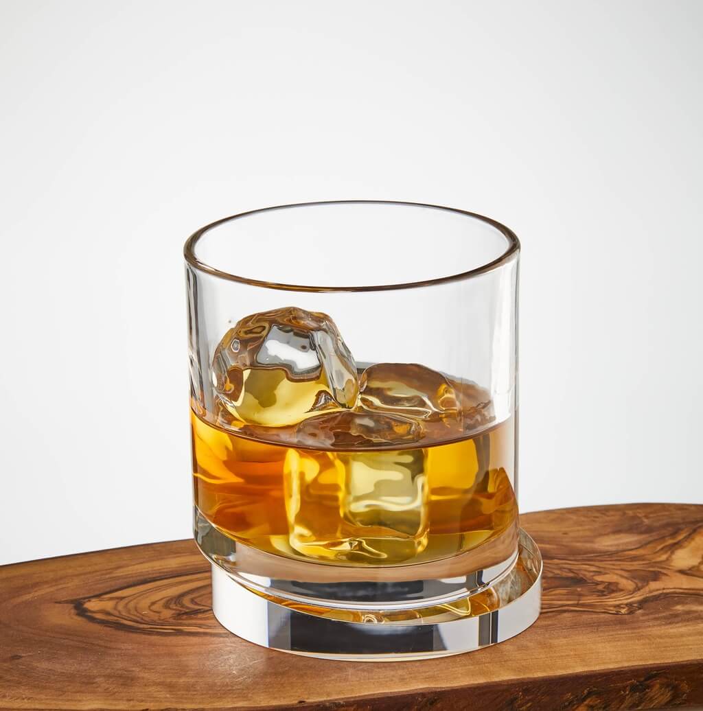Aqua Vitae Round Whiskey Glasses, Set of 2 - The Gifted Man