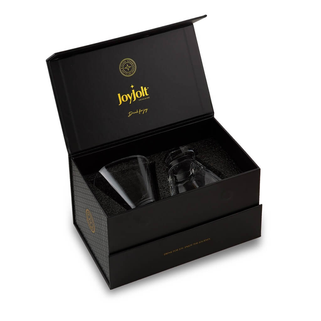 Aqua Vitae Square Martini Glasses, Set of 2 - The Gifted Man