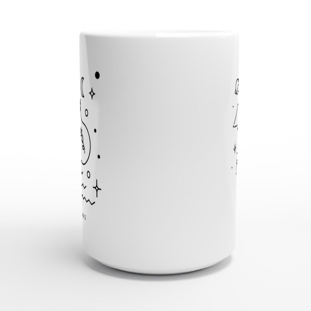 Aquarius White 15oz Ceramic Mug - The Gifted Man