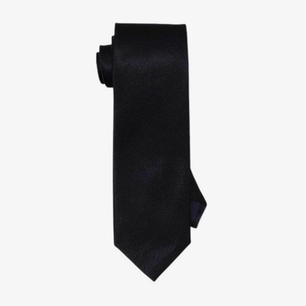 Aristocrat Black Silk Tie - The Gifted Man