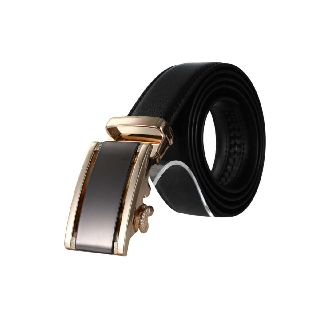 AutoMADtic Vegan Leather Belt-Black - The Gifted Man
