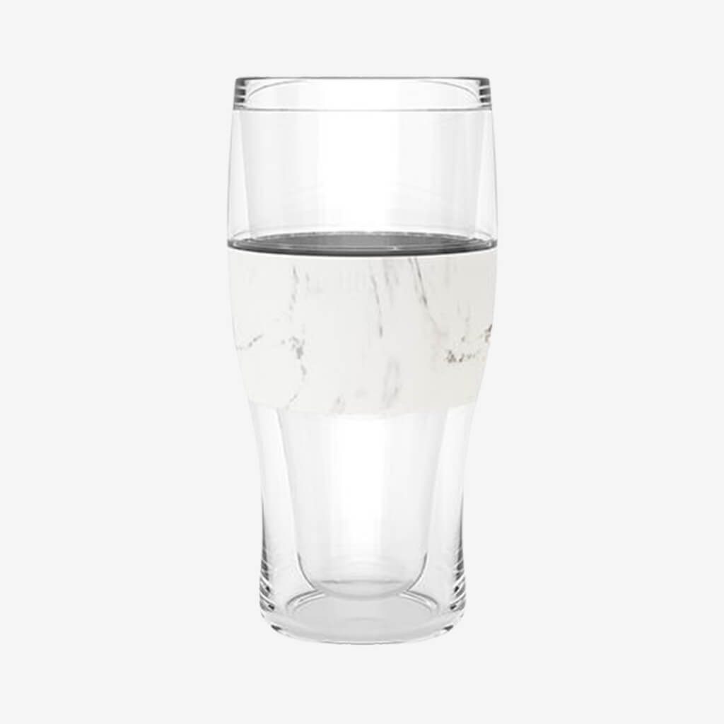 Beer FREEZE™ Cooling Cups (set of 2) in Marble by HOST® - The Gifted Man