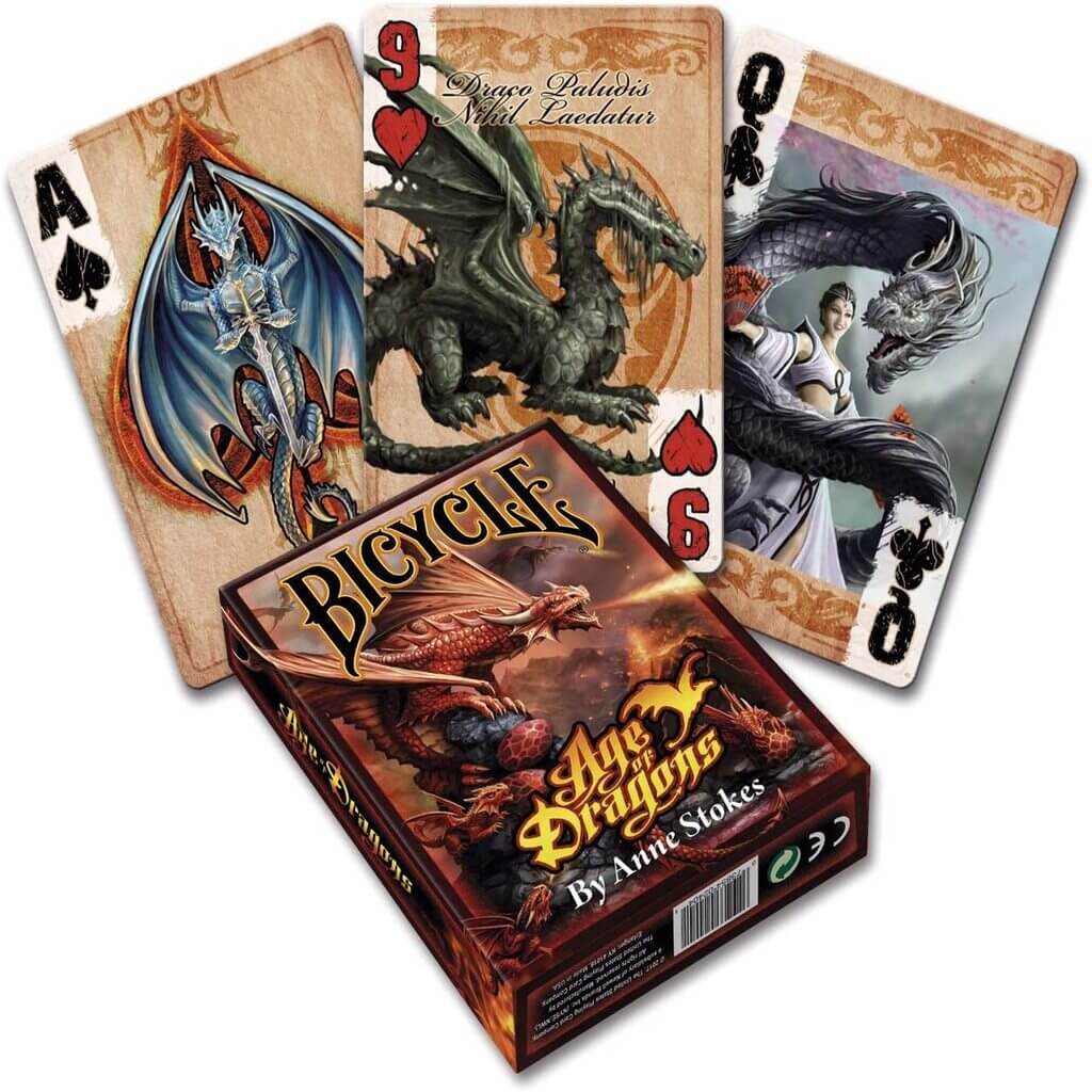 Bicycle Anne Stokes Age of Dragons Playing Cards - The Gifted Man