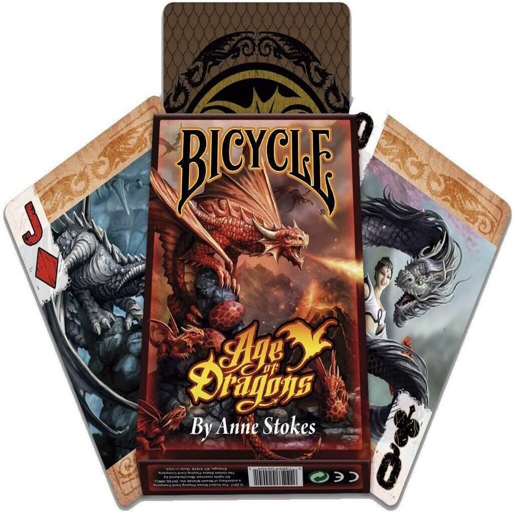 Bicycle Anne Stokes Age of Dragons Playing Cards - The Gifted Man