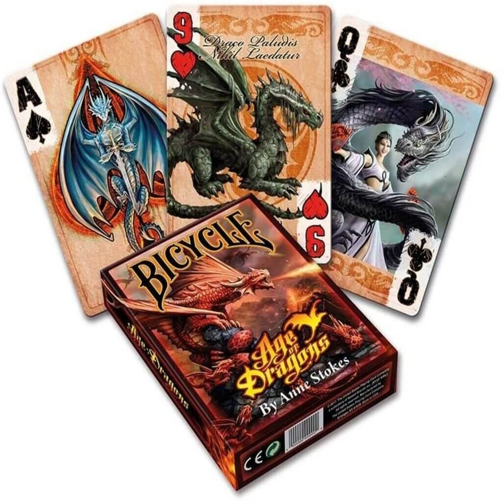 Bicycle Anne Stokes Age of Dragons Playing Cards - The Gifted Man