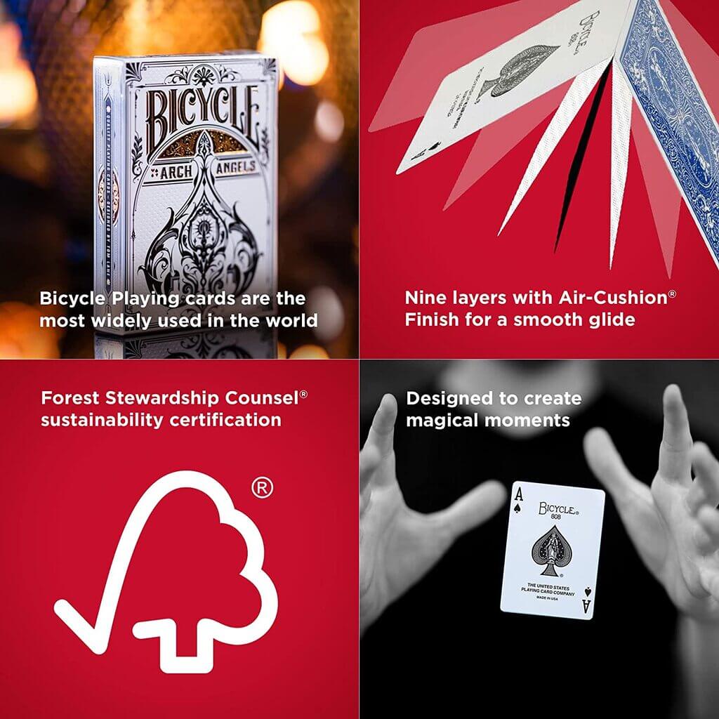 Bicycle Arch Angel Playing Cards - The Gifted Man