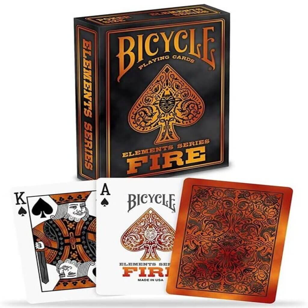 Bicycle - Fire deck Playing Cards - The Gifted Man