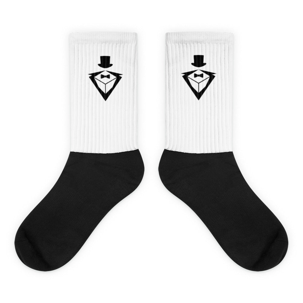 Gifted Man White Top Socks