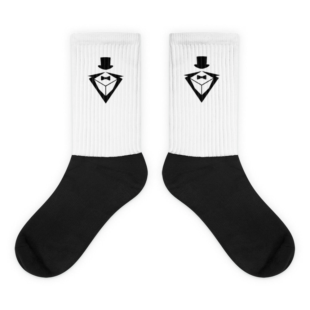 Gifted Man White Top Socks