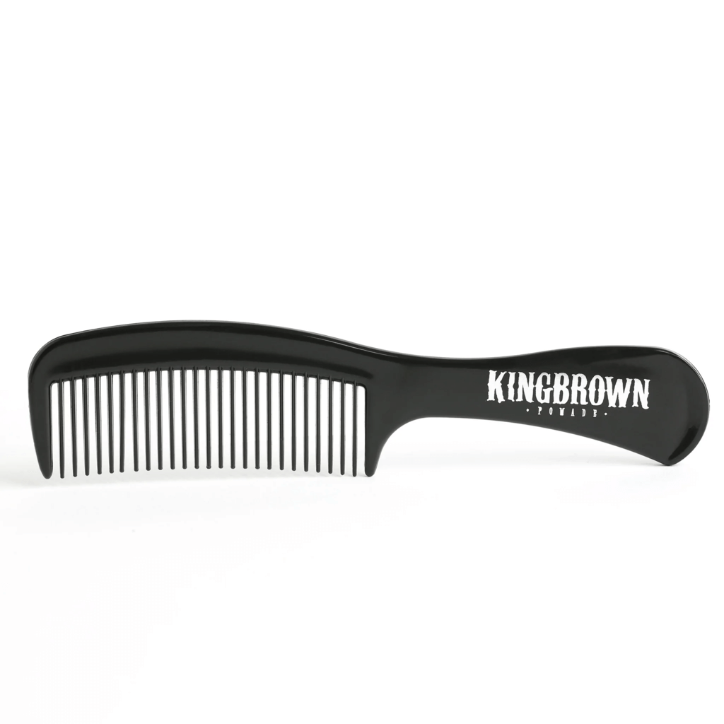 King Brown Pomade | Handle Comb in Black