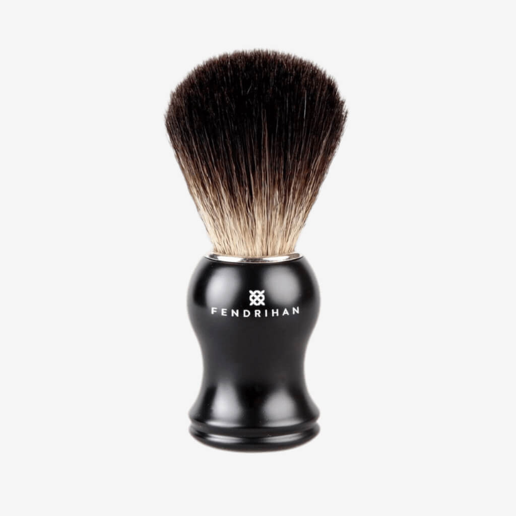 Black Synthetic Shaving Brush - The Gifted Man
