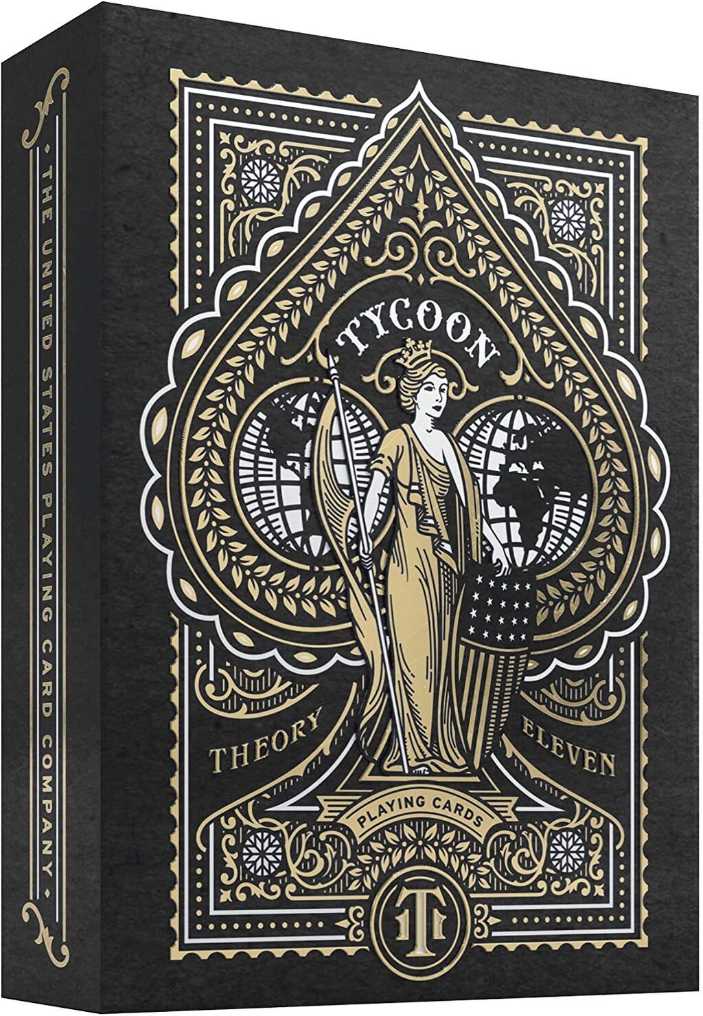 Tycoon (Black) Playing Cards by Theory11